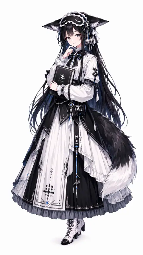 GLM娘 设定图
