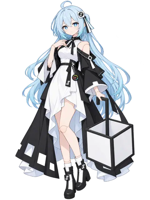 Stepfun娘 设定图